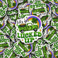 Let's get lucked up truck St. Patrick's Die cut sticker 3-5 Business Day TAT