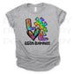 Love Autism awareness *DREAM TRANSFER* DTF