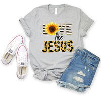 Love like Jesus with sunflower *DREAM TRANSFER* DTF