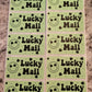 Lucky Mail St Patrick's Day with clovers 50 OR 100 count