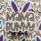 Mama bunny Easter die cut sticker 3-5 Business Day TAT