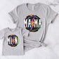 Mama OR Mini leopard circle *Choose from drop down menu *DREAM TRANSFER* DTF