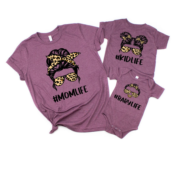 Mom life kid life OR baby life leopard *Choose from drop down menu*  *DREAM TRANSFER* DTF