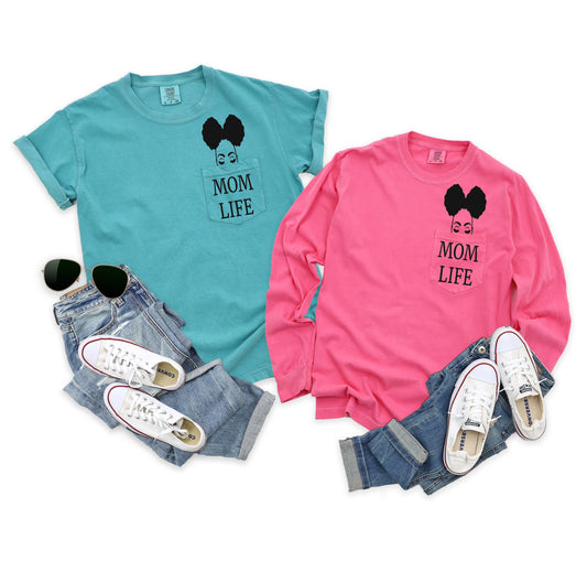 Mom life afro bun set