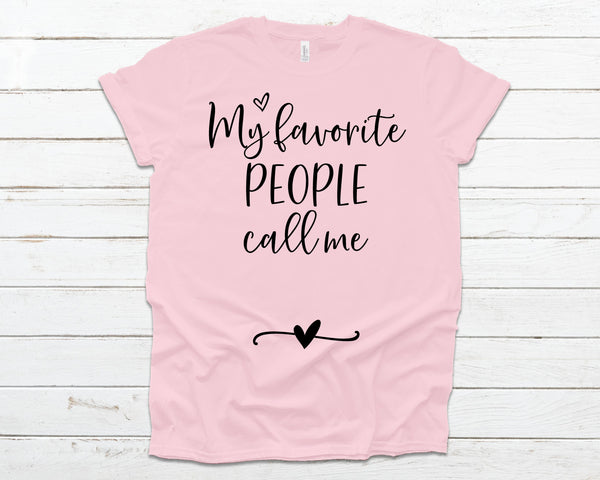 My favorite people call me - Customize