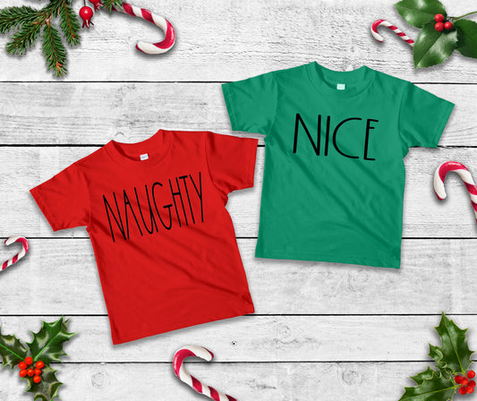 Naughty or Nice - YOUTH - *Choose from drop down menu*