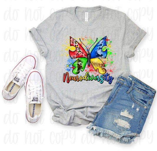 Neurodiversity butterfly *DREAM TRANSFER* DTF