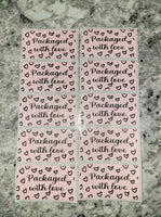 Packaged with love 50 OR 100 count