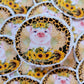 Pig with sunflower Die Cut sticker 3-5 Business Day TAT