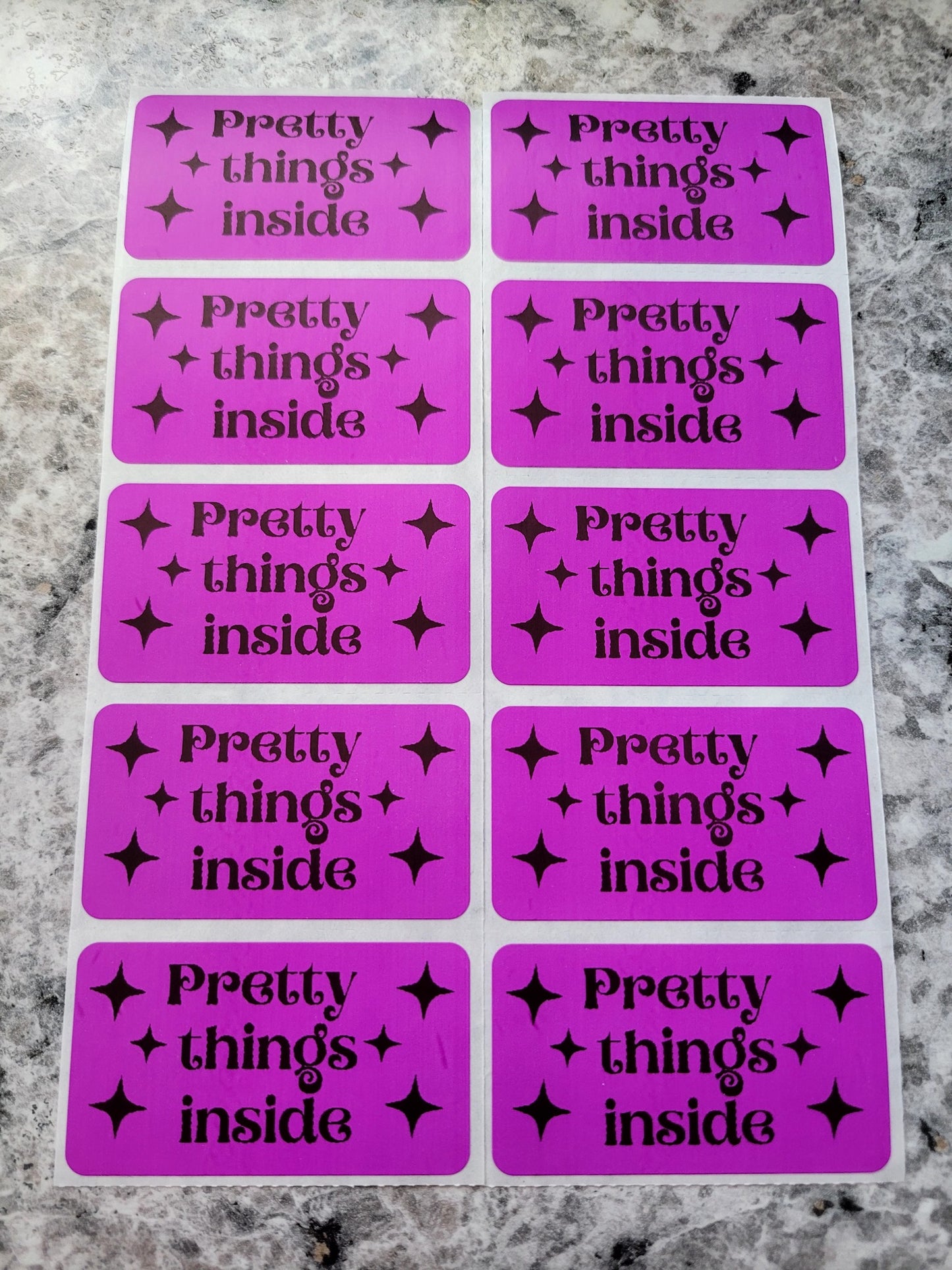 Pretty things inside 50 OR 100 count