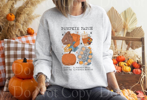 Pumpkin patch decor muffins outfit *DREAM TRANSFER* DTF