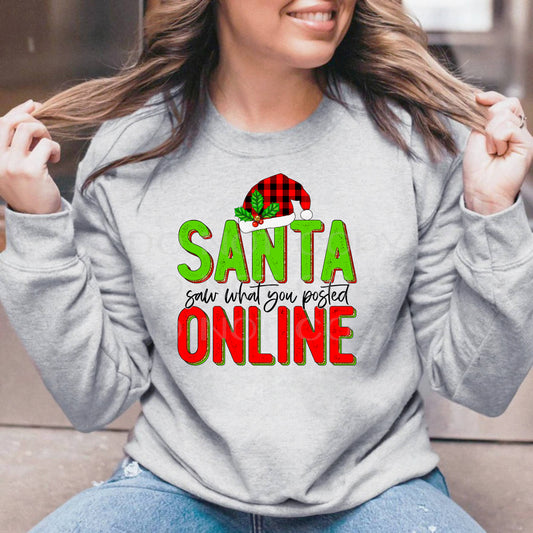 Santa saw what you posted online *DREAM TRANSFER* DTF