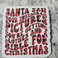 Santa saw your pictures you're getting clothes and a bible for Christmas Die cut sticker 3-5 Business Day TAT.