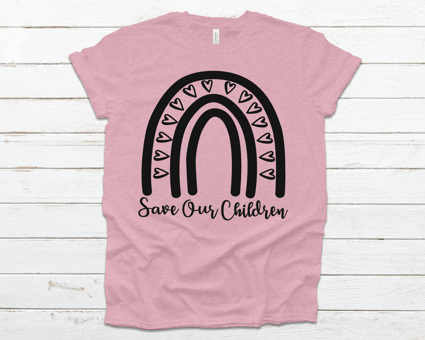Save our Children - End human trafficking rainbow