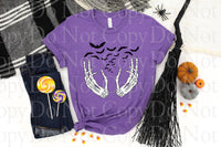 Skeleton hands with bats *DREAM TRANSFER* DTF