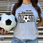 Soccer mom striped *DREAM TRANSFER* DTF