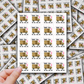 Thank you for all you do ups packaging sticker sheet