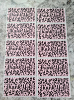Thank you leopard  50 OR 100 count