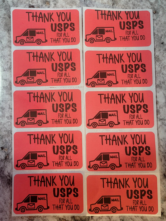 Thank you USPS for all that you do 50 OR 100 count