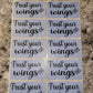 Trust your wings 50 OR 100 count