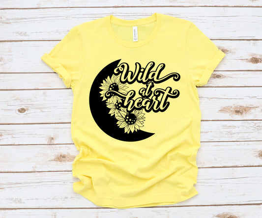 Wild at heart Moon with sunflowers
