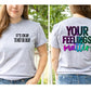 Your feelings matter front and back set  *DREAM TRANSFER* DTF
