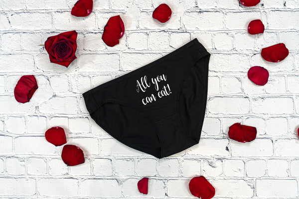 All you can eat underwear panties Valentine