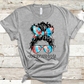 American Mama bun tie dye *DREAM TRANSFER* DTF