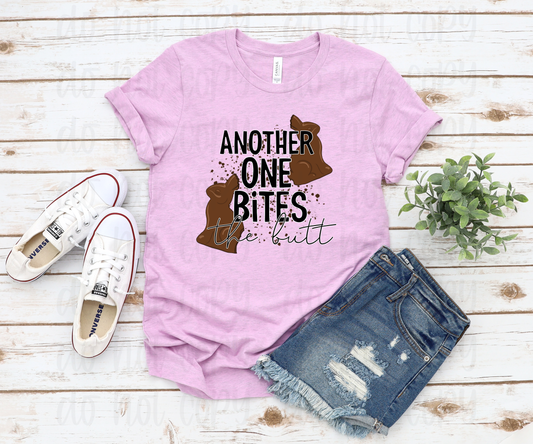 Another one bites the butt chocolate bunny *DREAM TRANSFER* DTF