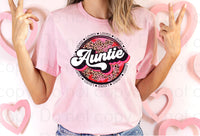 Loved Auntie leopard circle *DREAM TRANSFER* DTF
