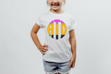 Back to school Monogram (Only 3 letters)