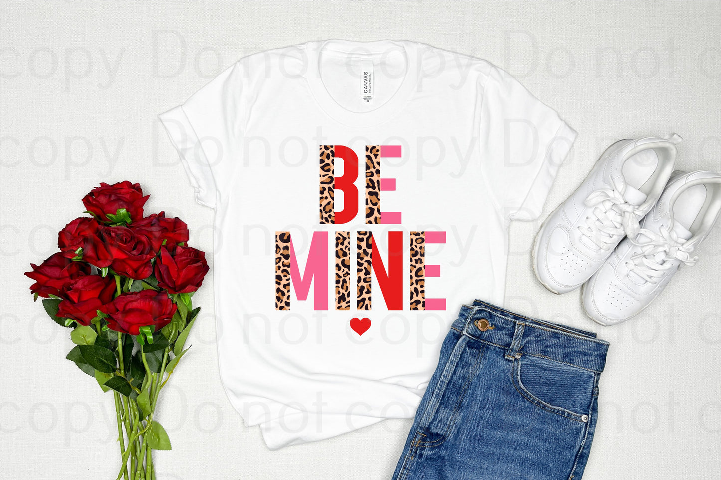 Be mine pink and red leopard *DREAM TRANSFER* DTF