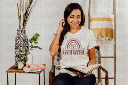 Booktrovert rainbow *DREAM TRANSFER* DTF