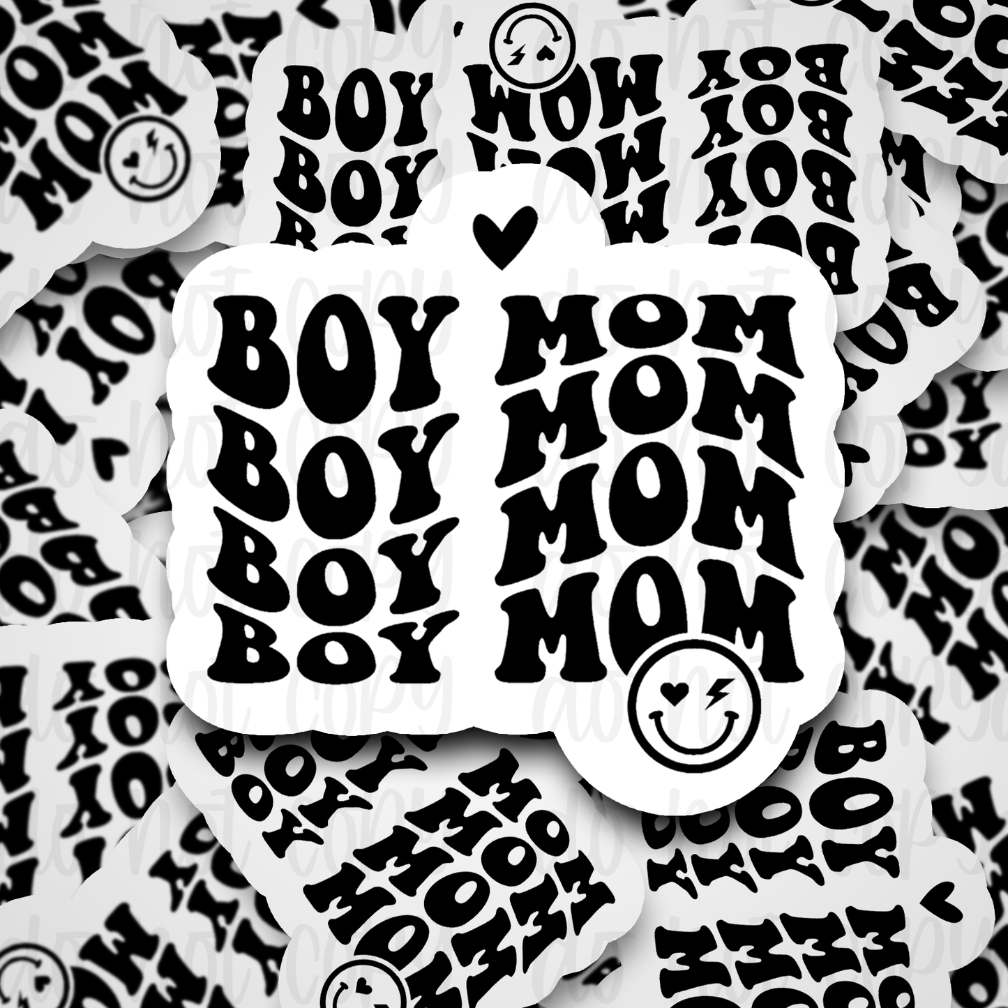 Boy mom Die cut sticker 3-5 Business Day TAT