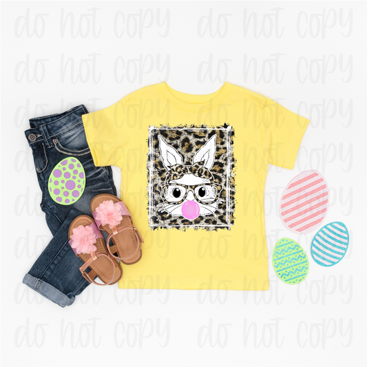 Leopard Easter bunny with gum *DREAM TRANSFER* DTF