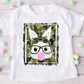 Camo Easter bunny with gum camouflage *DREAM TRANSFER* DTF