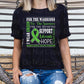 For the warriors I wear green mental health *DREAM TRANSFER* DTF