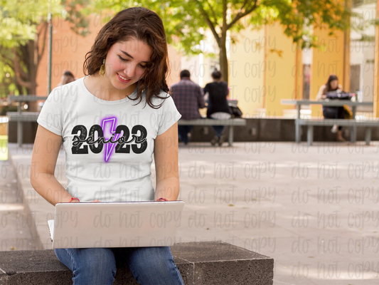 Senior 2023 purple *DREAM TRANSFER* DTF
