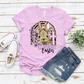 Happy Easter leopard bunny with cross *DREAM TRANSFER* DTF