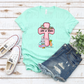 He is risen cross with bunny *DREAM TRANSFER* DTF