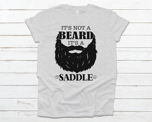 It's not a beard it's a saddle