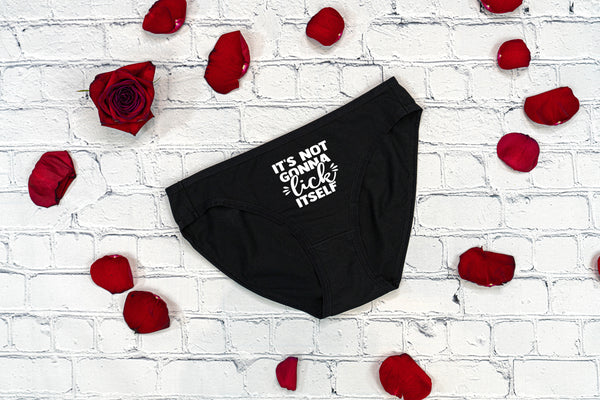 It's not gonna lick itself underwear panties Valentine