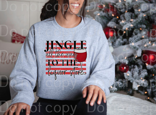 Jingle all the way to the liquor store *DREAM TRANSFER* DTF