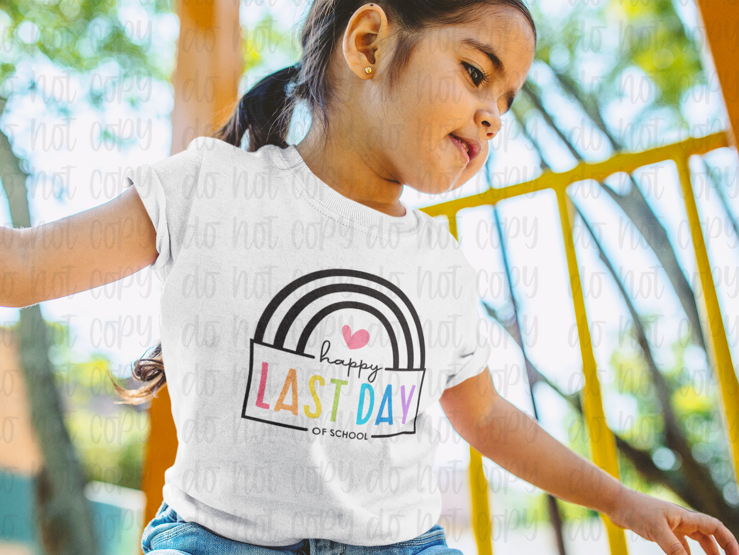Happy last day of school rainbow *DREAM TRANSFER* DTF