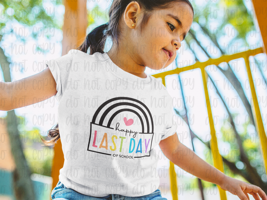 Happy last day of school rainbow *DREAM TRANSFER* DTF