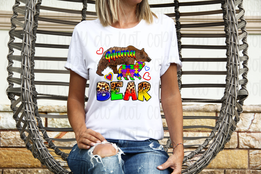 Mama autism bear *DREAM TRANSFER* DTF