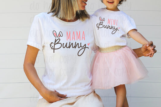 Mama bunny OR Mini bunny with ears *DREAM TRANSFER* DTF