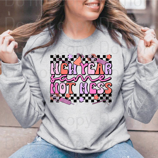 New year same hot mess retro *DREAM TRANSFER* DTF