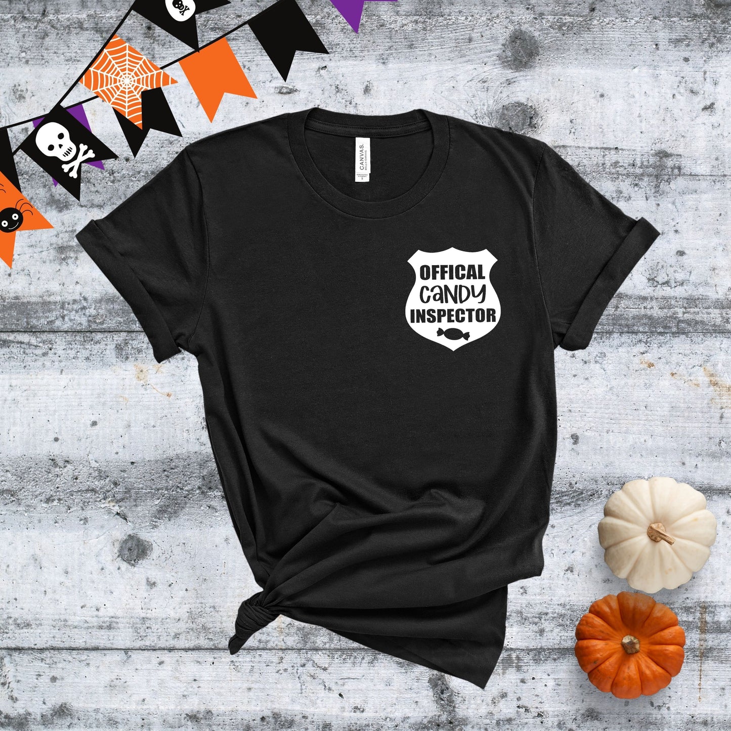 Official candy inspector pocket koozie size