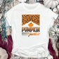 Pumpkin junkie orange leopard *DREAM TRANSFER* DTF